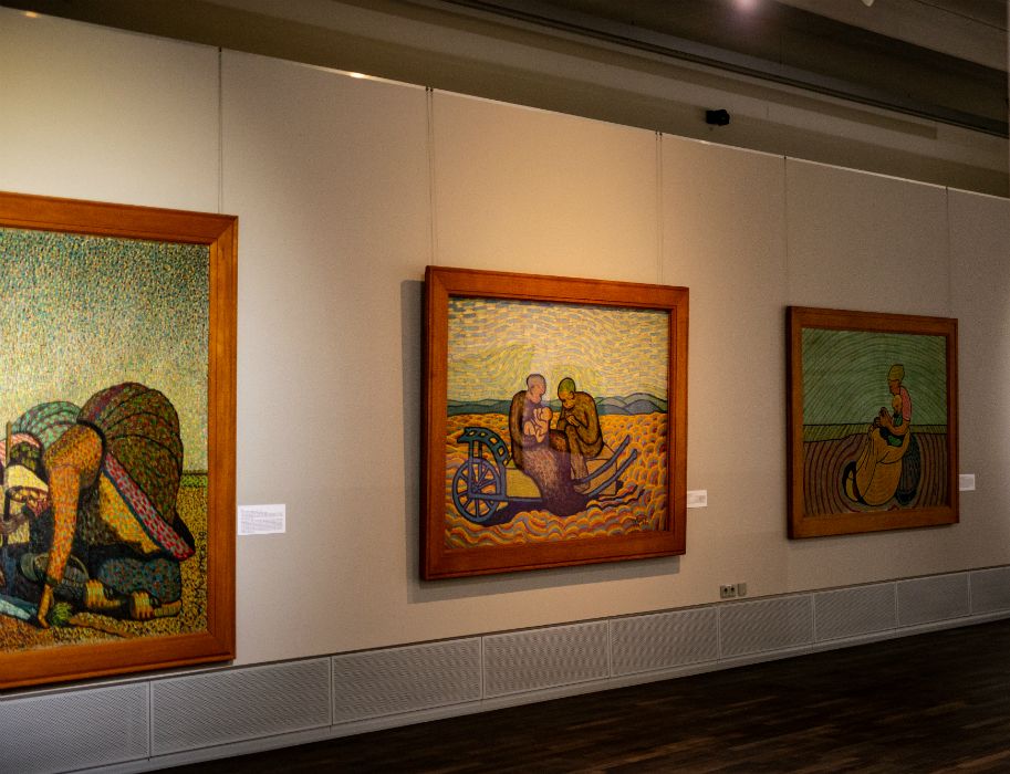 Wilhelm Morgner is known for his expressionist art. Guests can admire his works in the museum