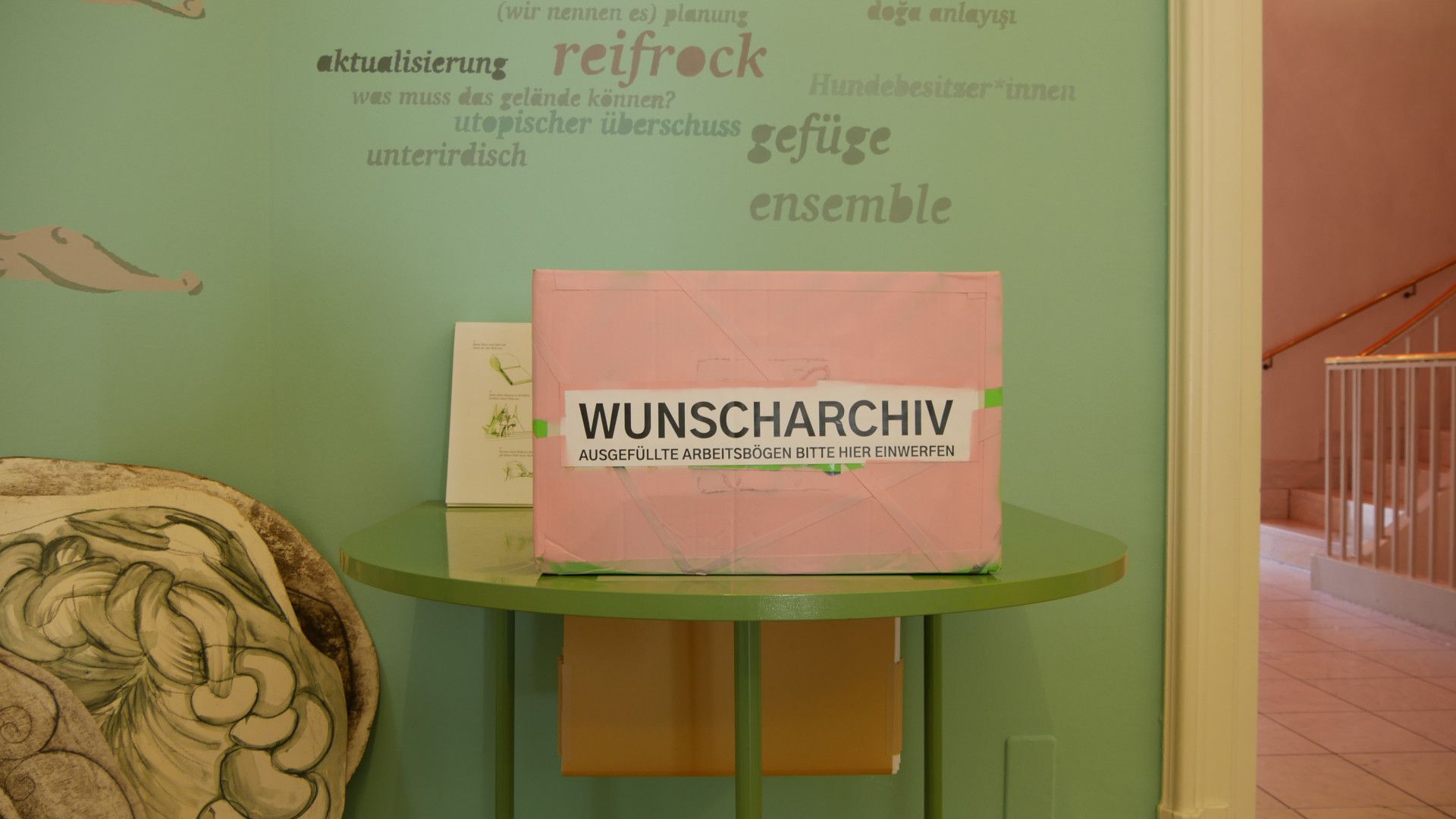 Tourismus NRW e.V., Jens Nieweg, Wunscharchiv Box im Museum Morsbroich in Leverkusen