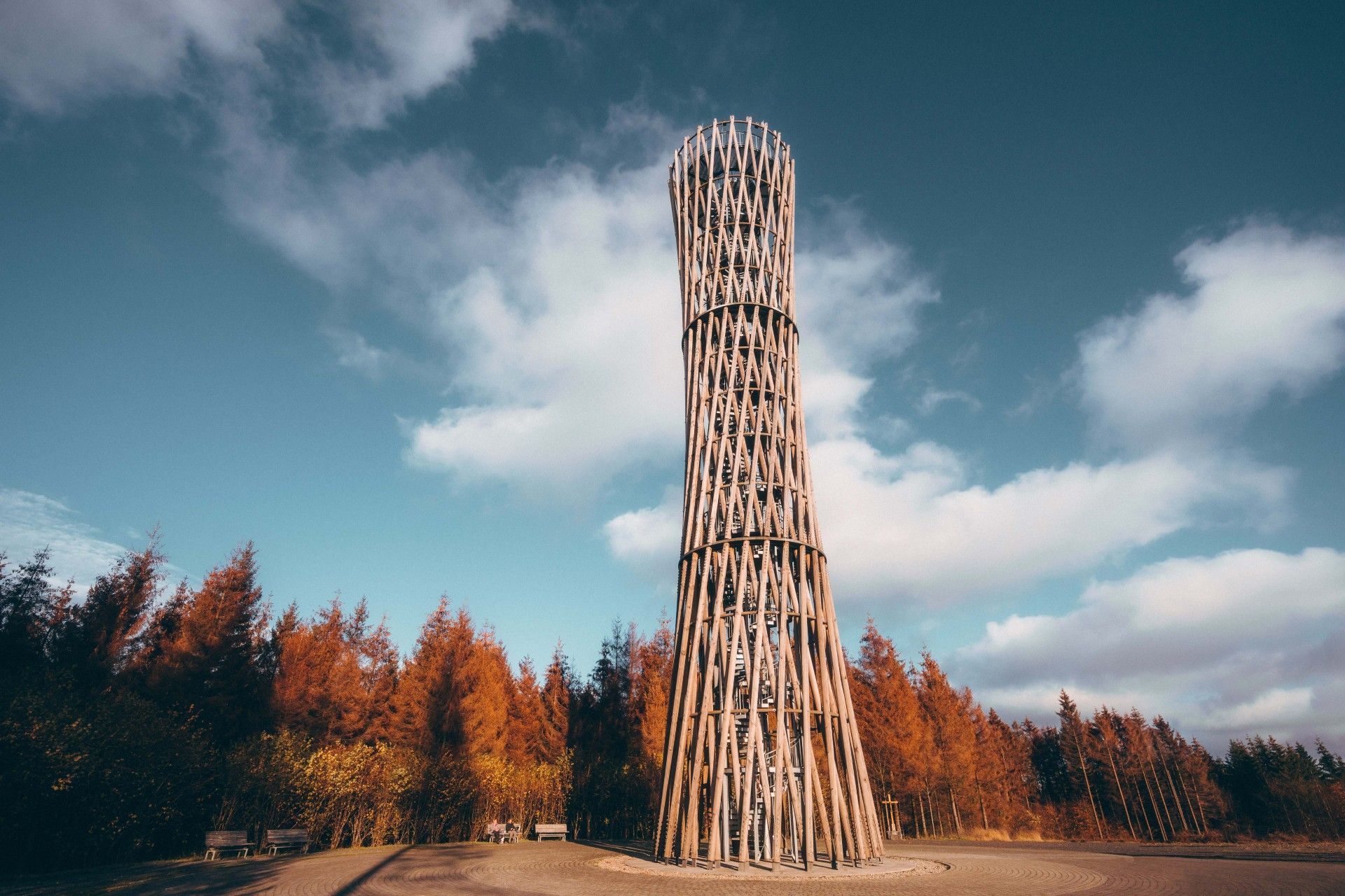 Lörmecke tower in the Sauerland