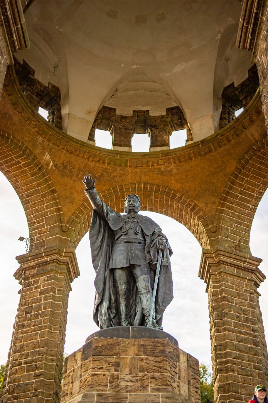 The Kaiser Wilhelm Monument in Porta Westfalica