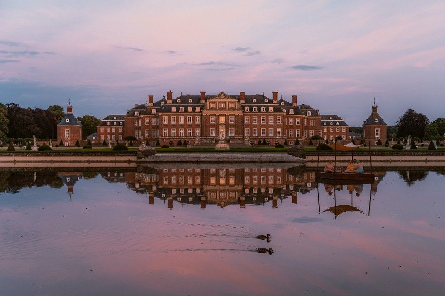 Nordkirchen Castle is wonderful to look at in the evening light