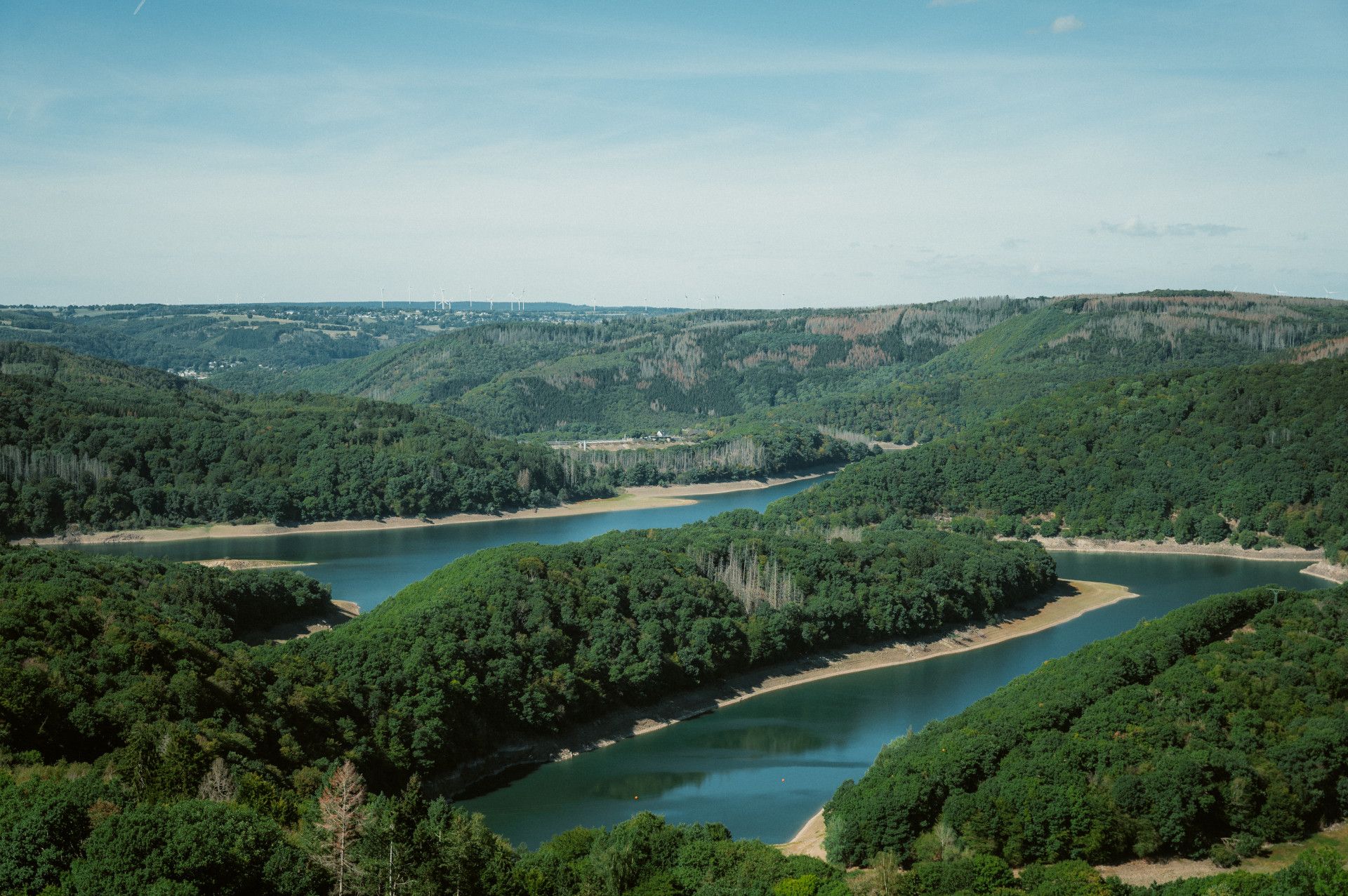 Urft Dam in the Eifel National Park