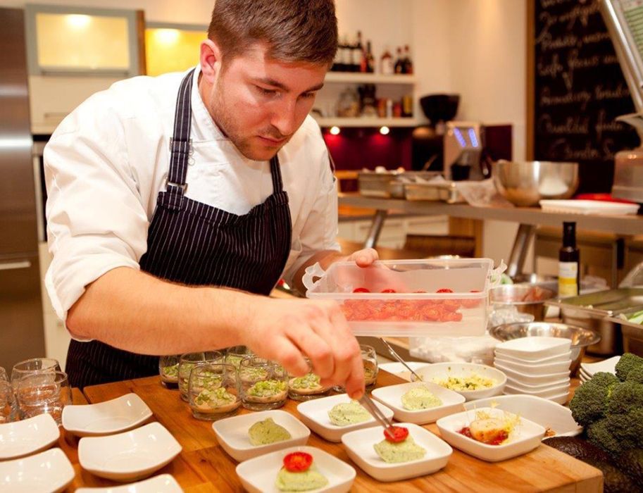 Angelo Vocale prepares delicious dishes