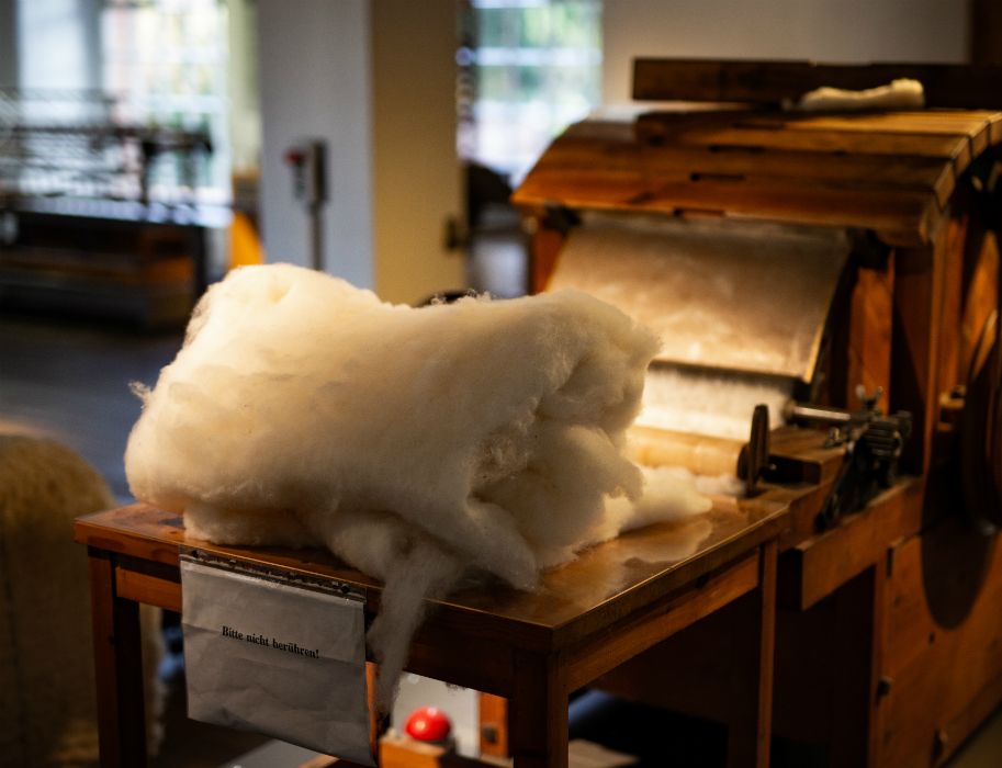 The LVR Industrial Museum even shows how wool is processed using running machines