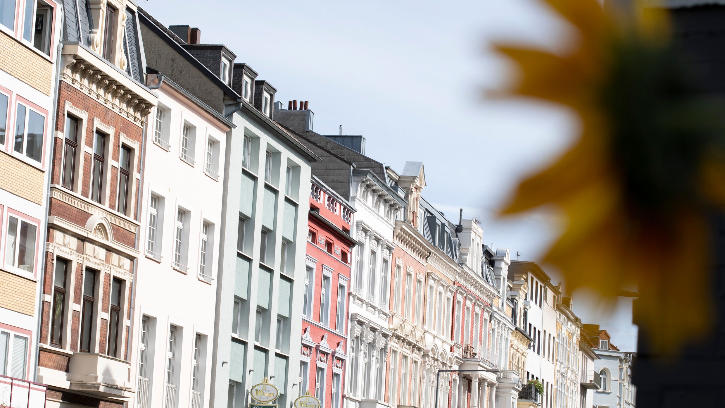 Bismarckstraße im Frankenberger Viertel in Aachen