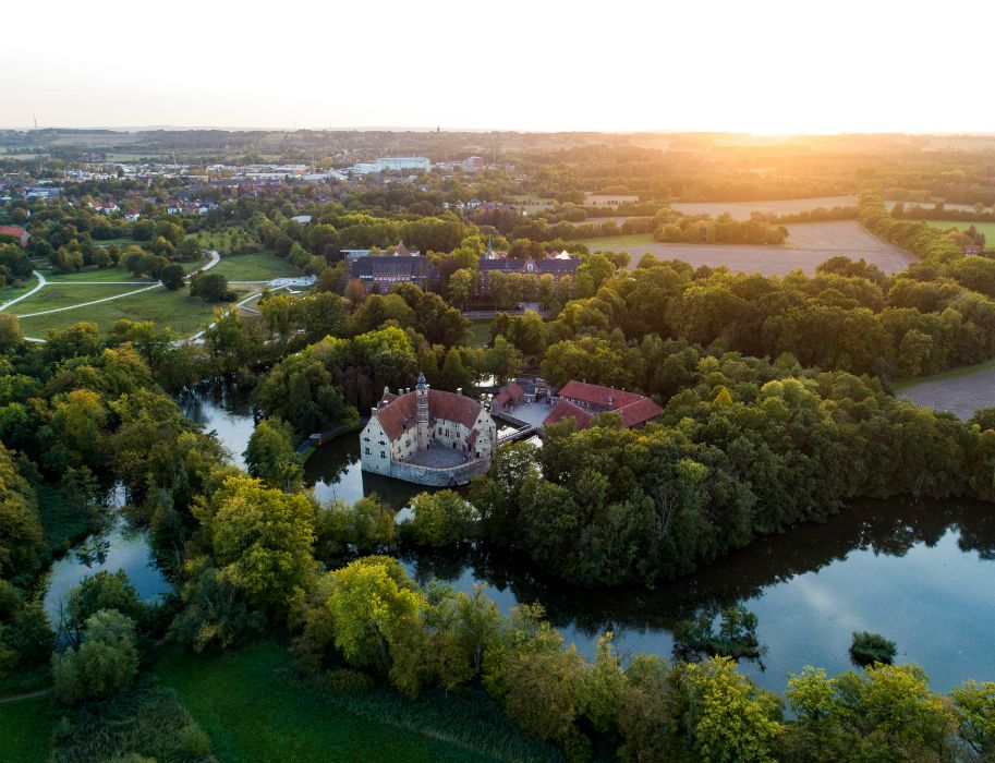 Vischering Castle is one of the oldest moated castles in Münsterland