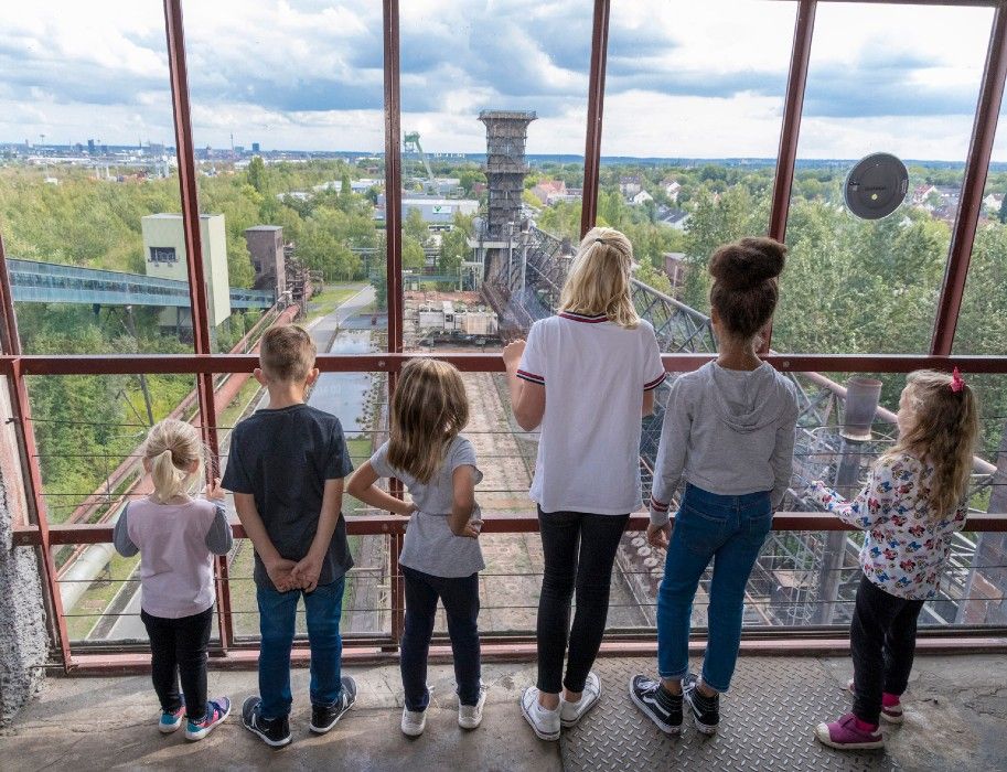 During a guided tour, guests of all ages can take a look over the entire facility from high above