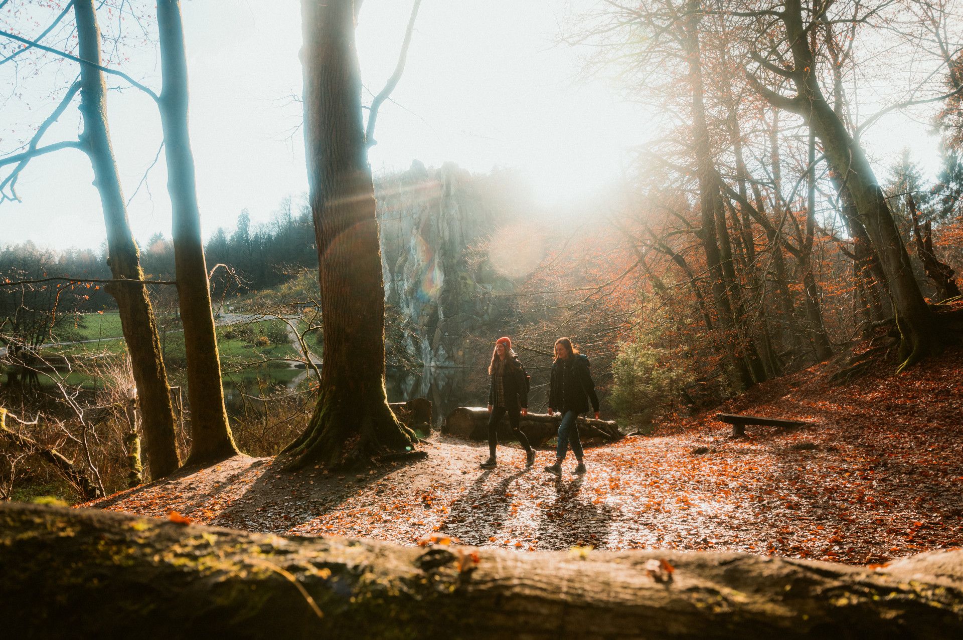 Externsteine im Sonnenlicht