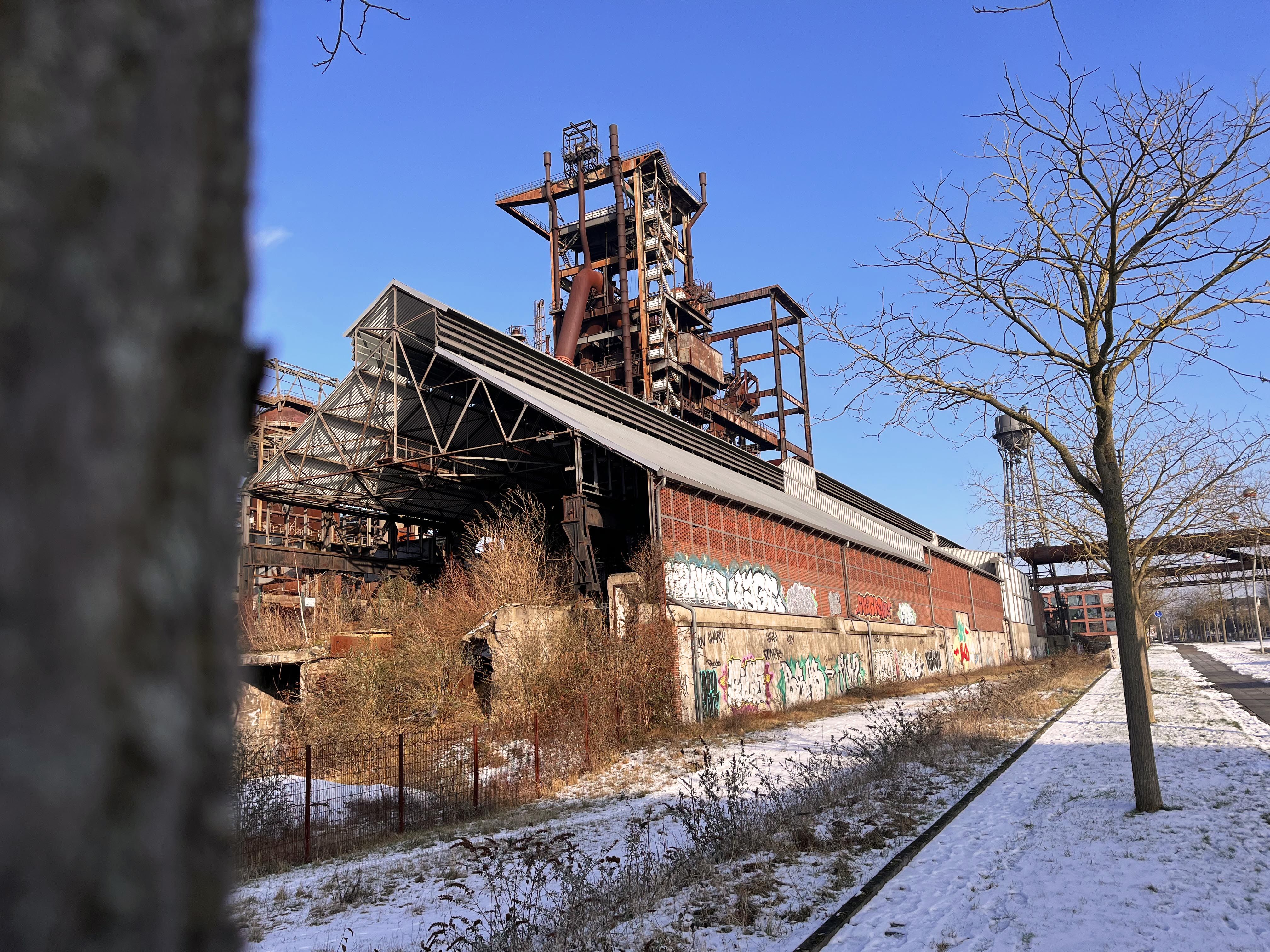 Tourismus NRW e.V., Phoenix West im Winter, Dortmund