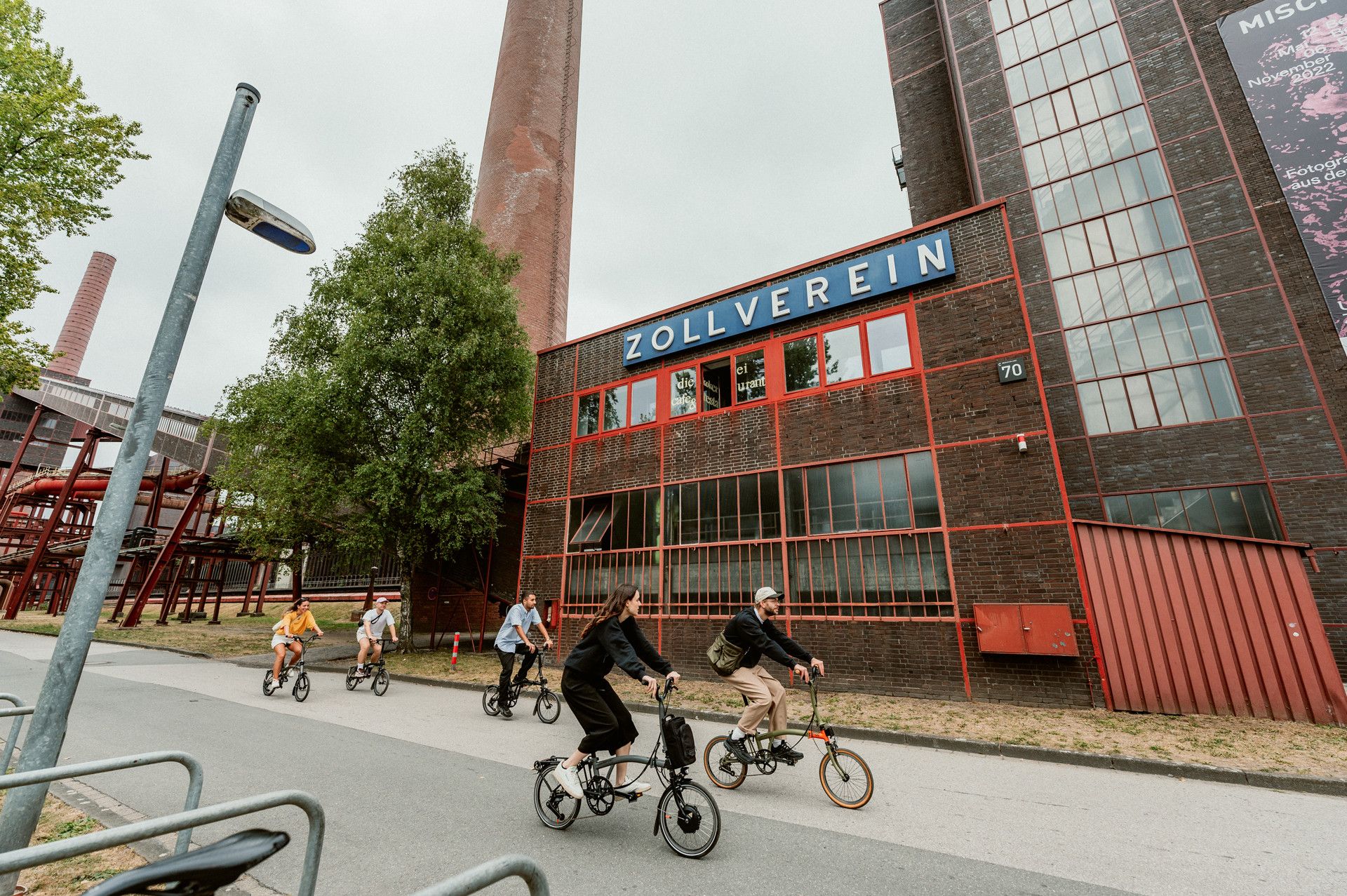 Team building by bike at Zollverein