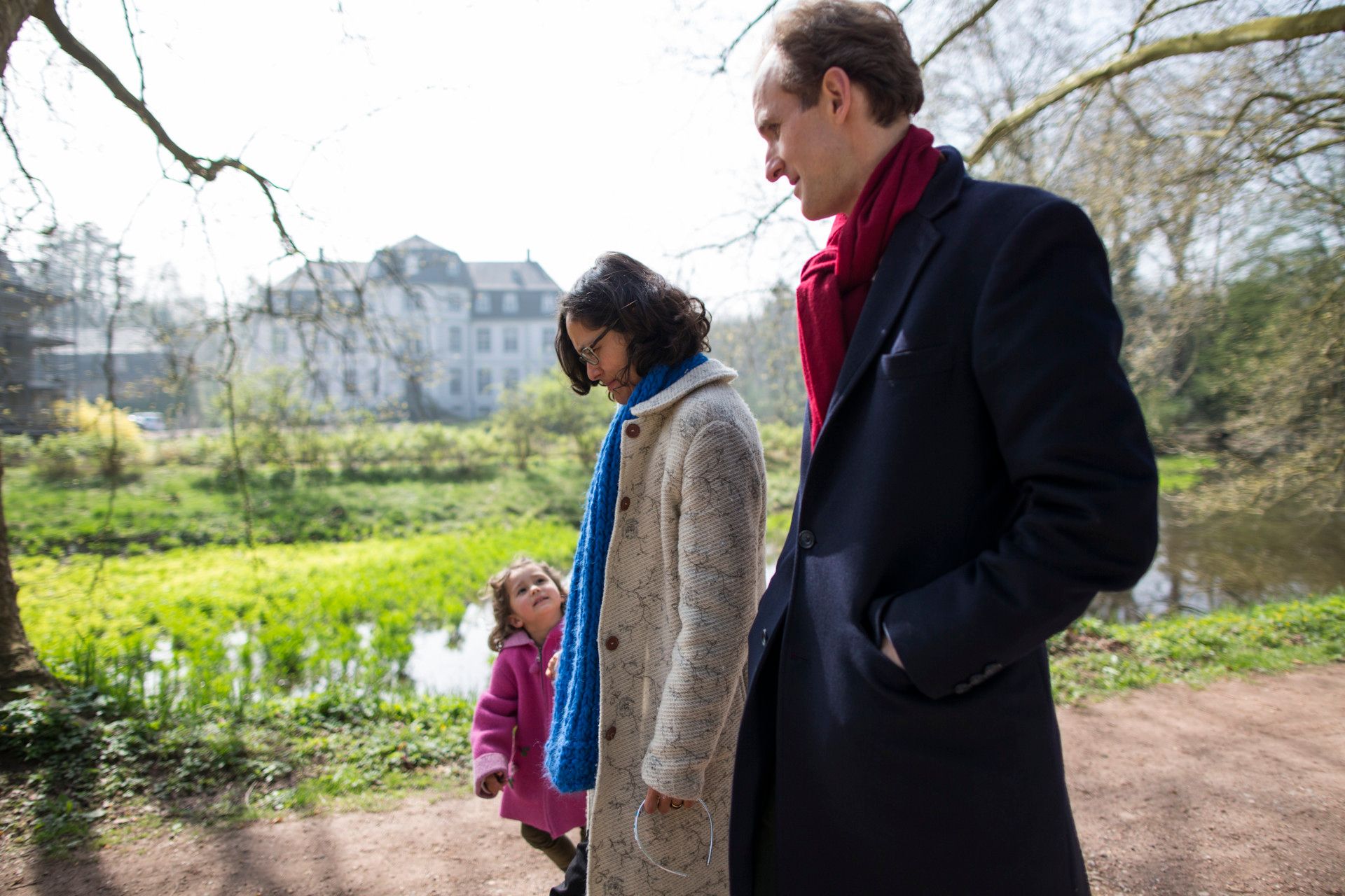 Tourismus NRW e.V., Ralph Sondermann, Severin von Hoensbroech mit Familie, Rhein-Erft-Kreis