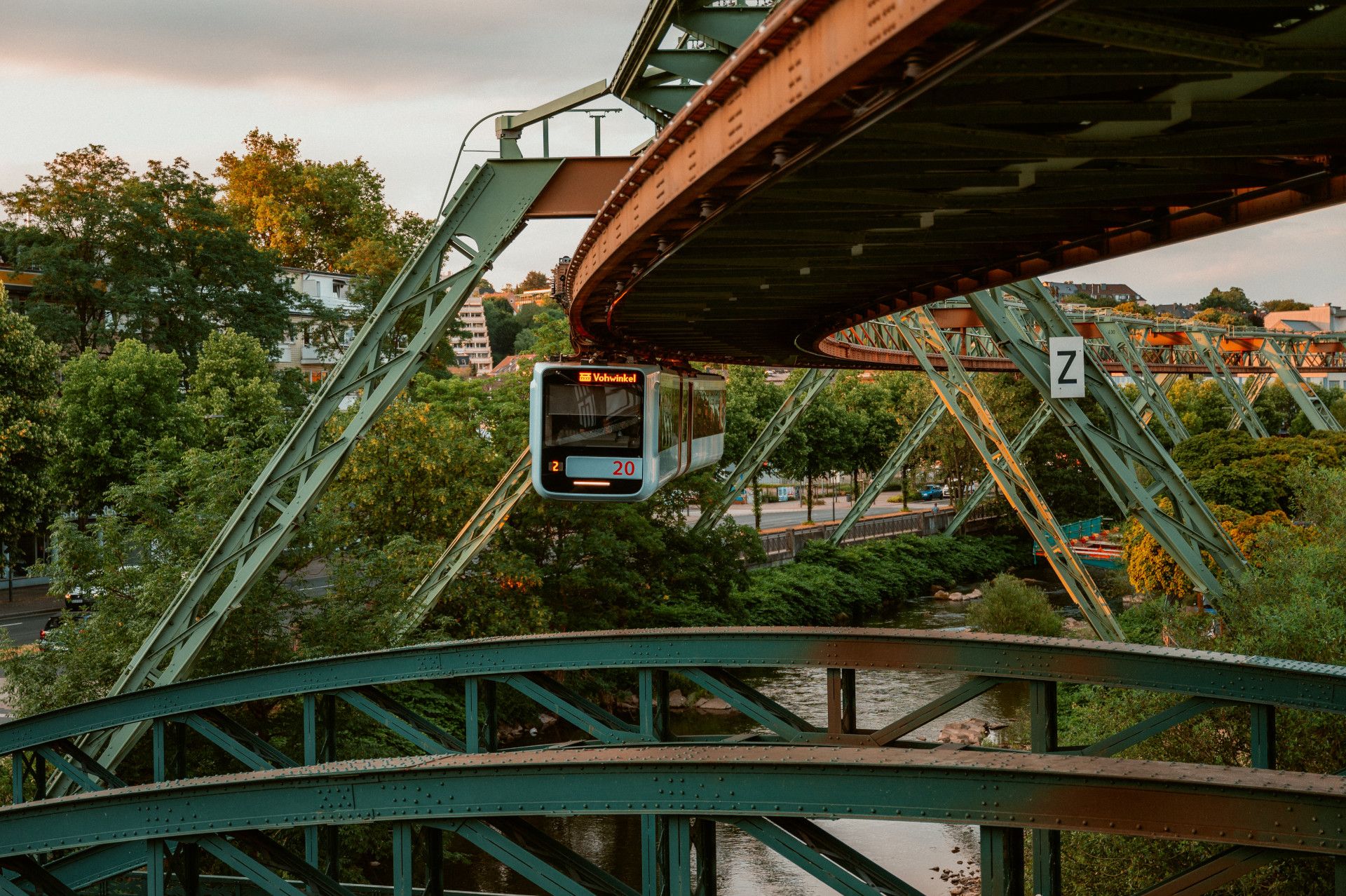 Schwebebahn Wuppertal Brücke