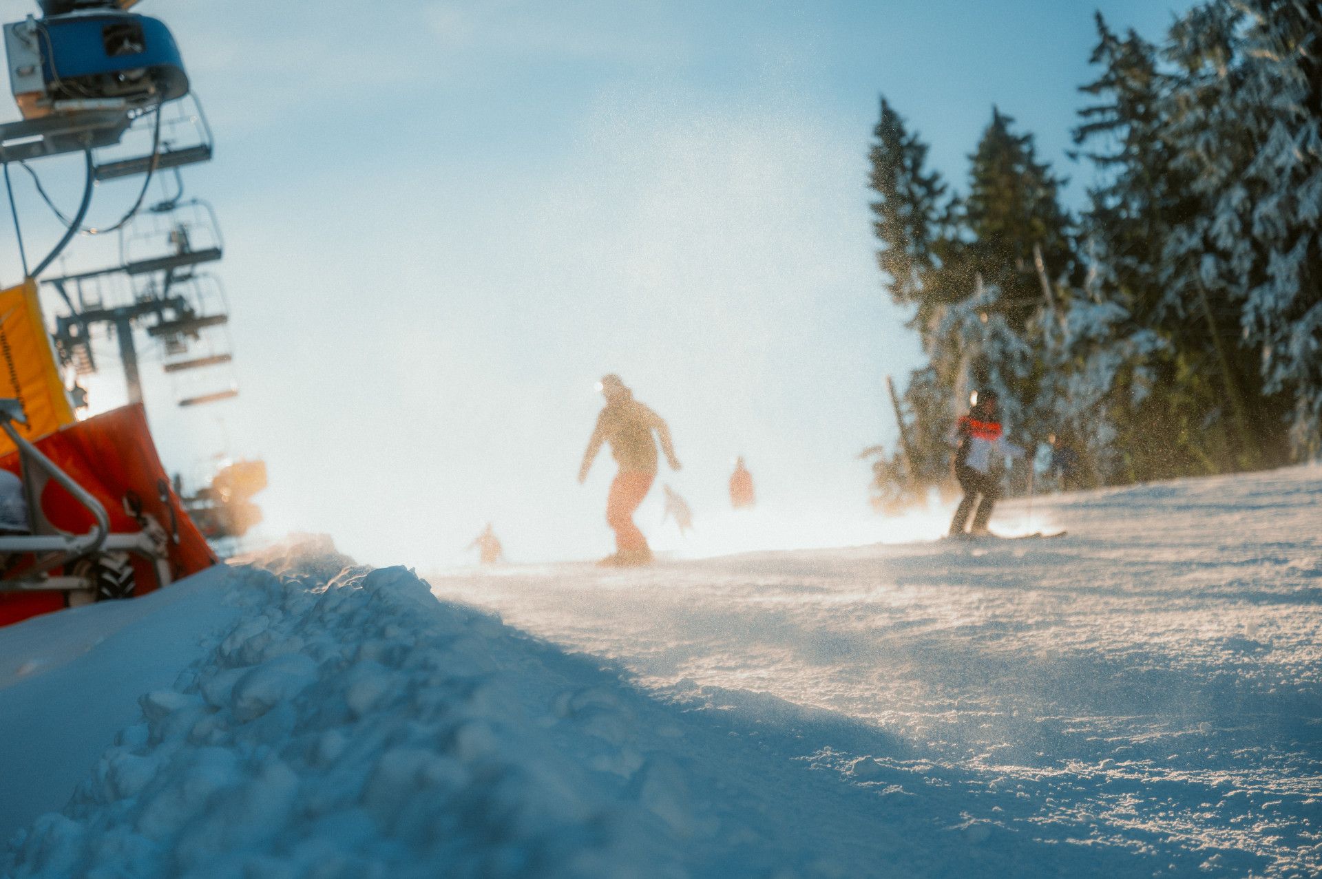 Winterberg Sesselbahn und Skipiste