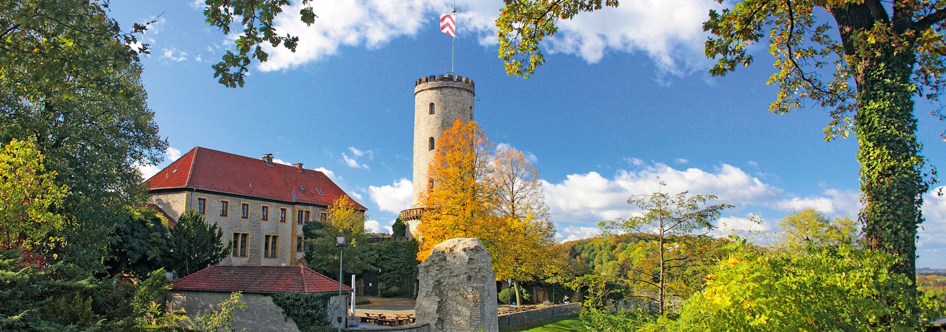 The Sparrenburg is a landmark of Bielefeld