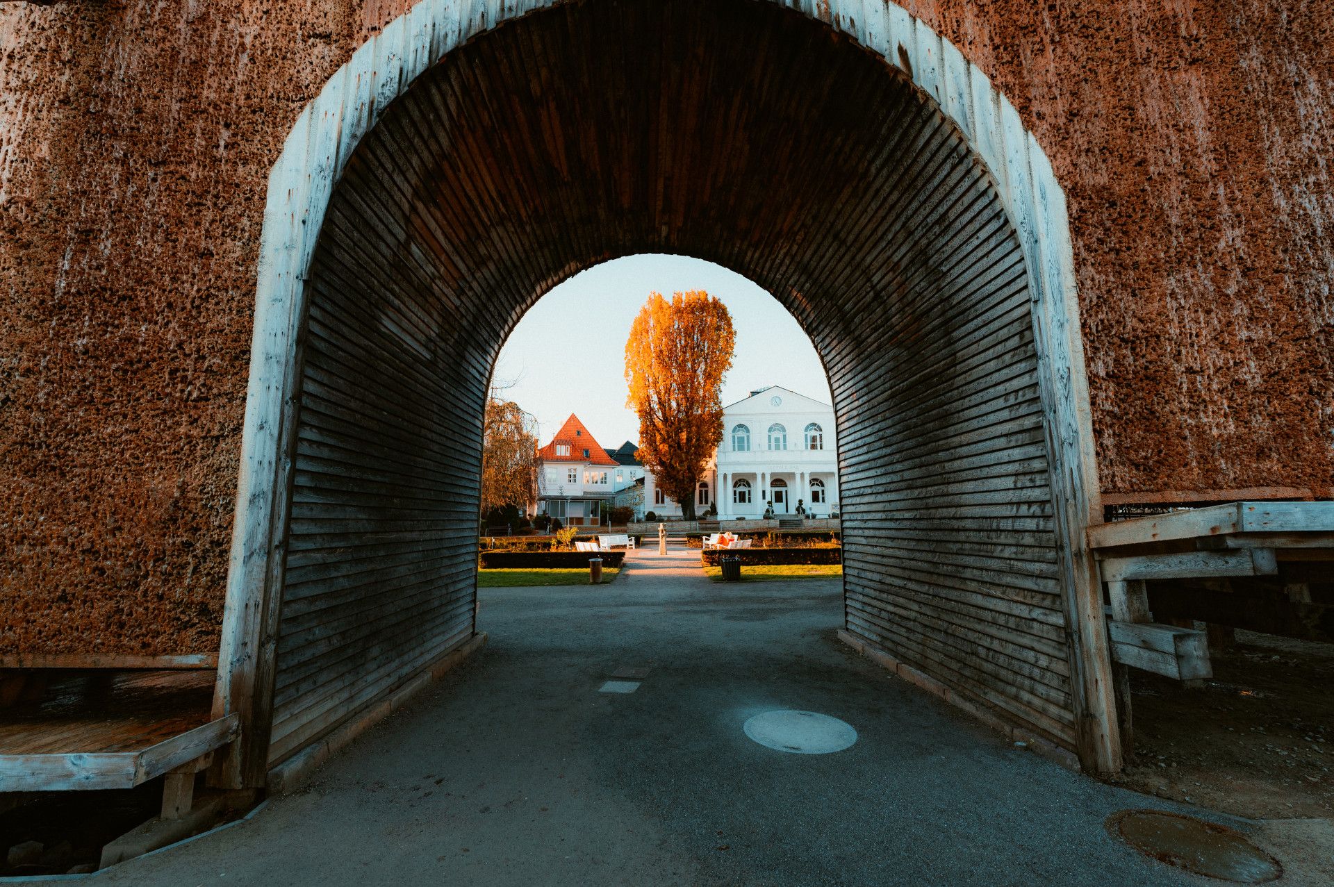 Durchgang zum Rosengarten