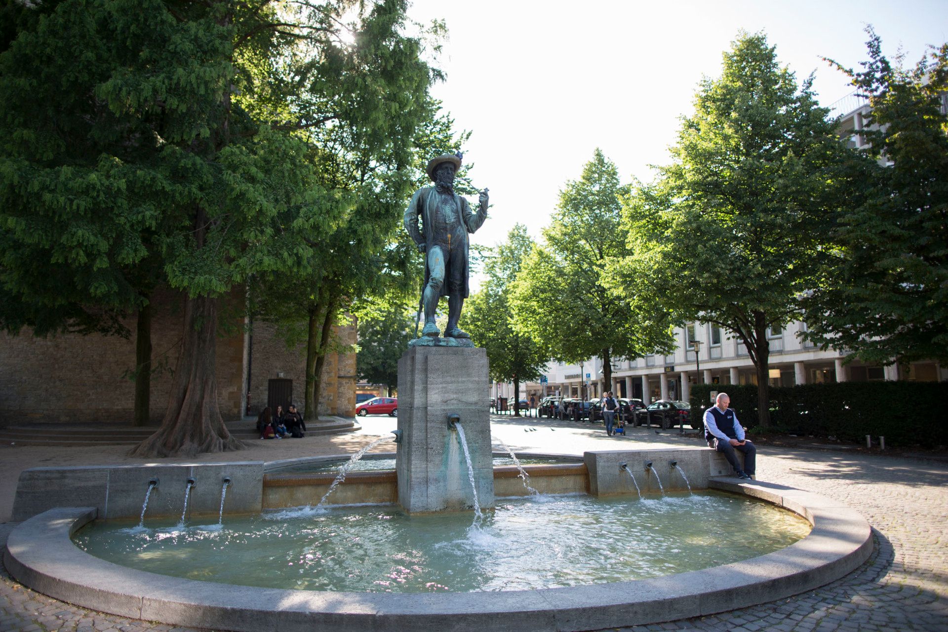 Leineweber Brunnen in Bielefeld