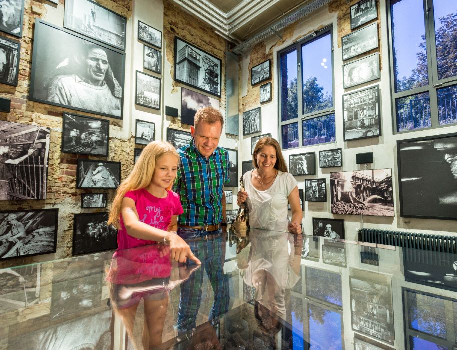 Portraits of miners make big and small in the area on fossil fuels and mining history