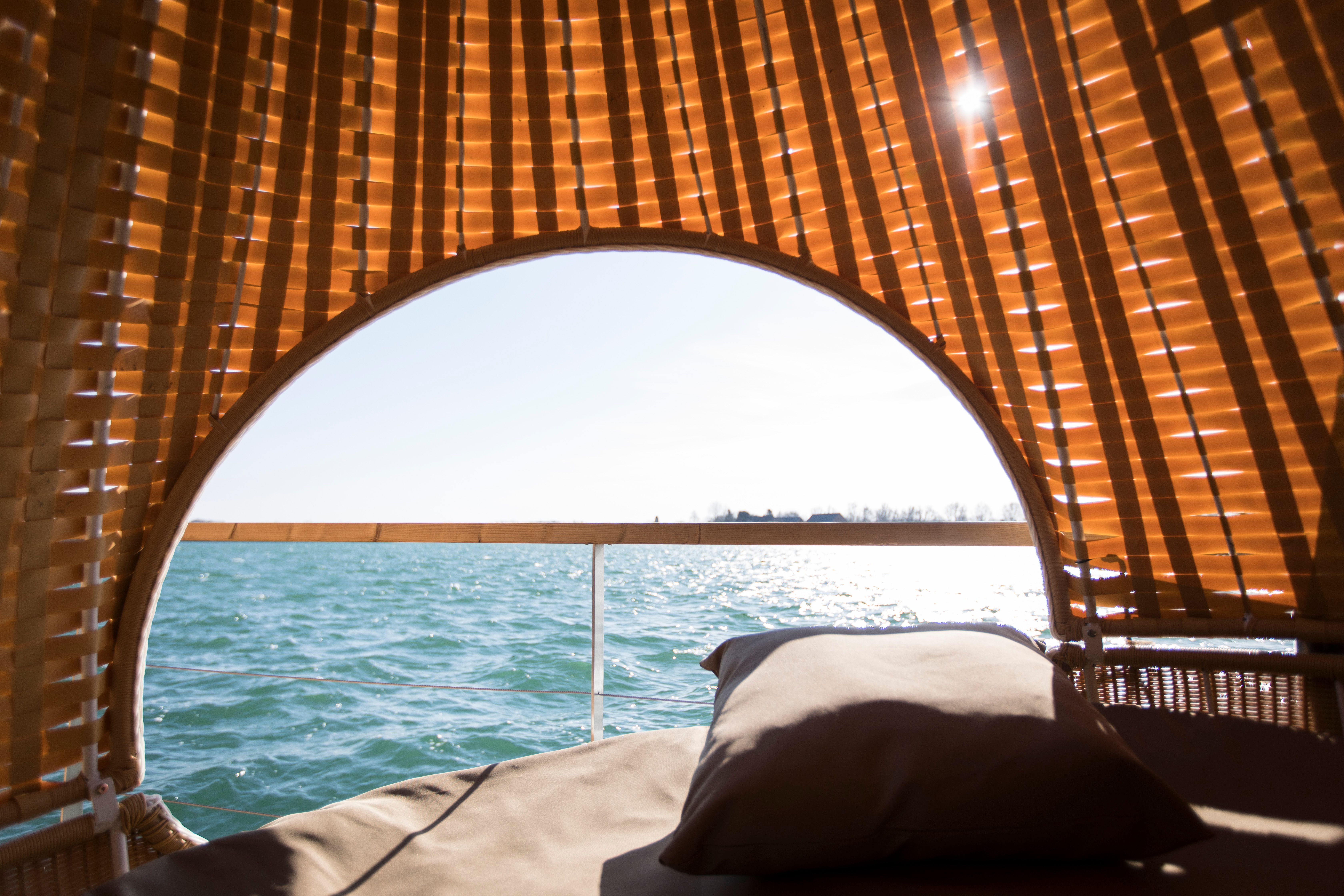 Relaxen im Hausboot, Niederrhein