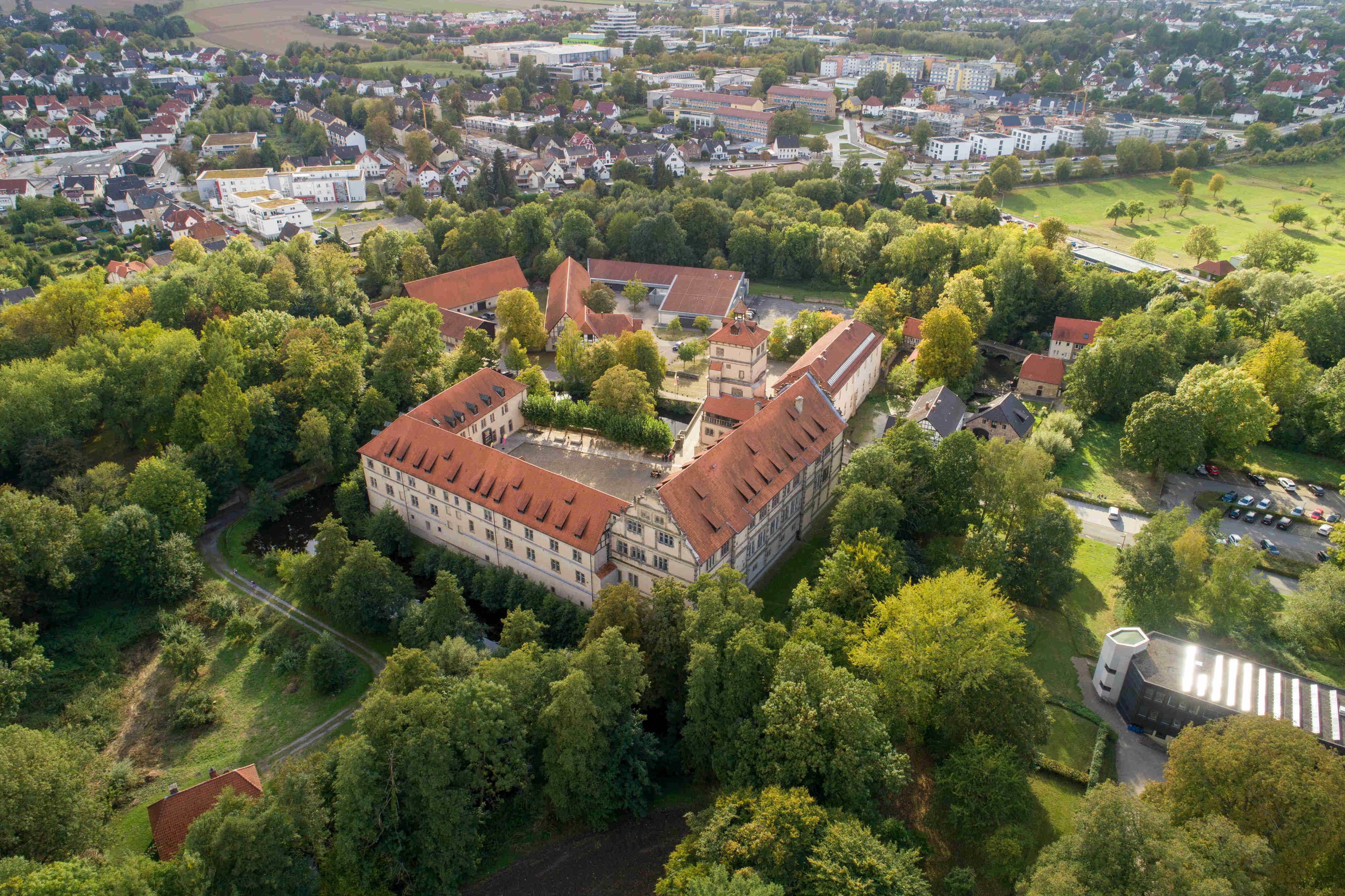 The Weser Renaissance Museum Schloss Brake is located in Lemgo in the district of Lippe