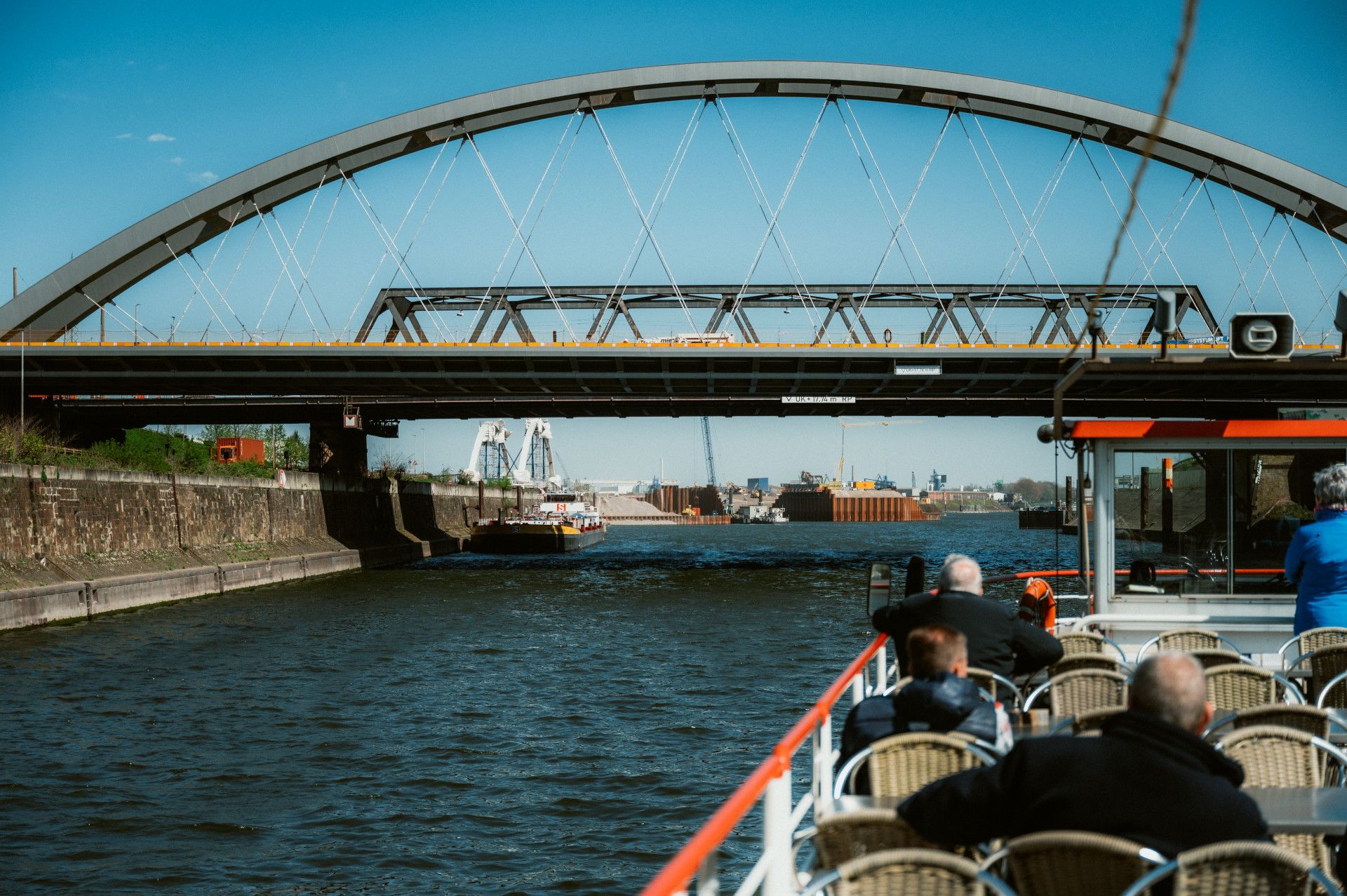 White Fleet Duisburg View of harbour