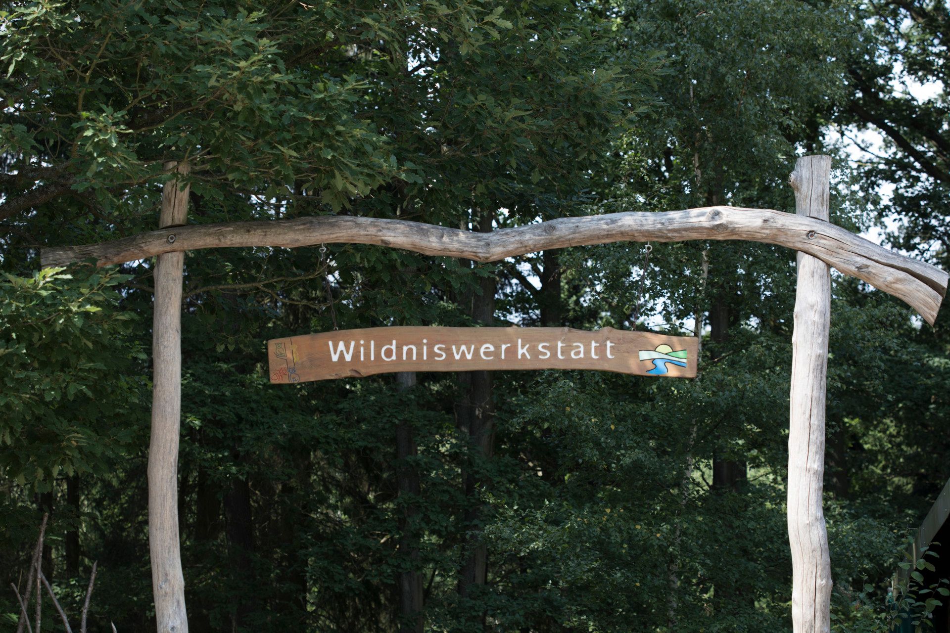 Eingangstor im Nationalpark, Eifel