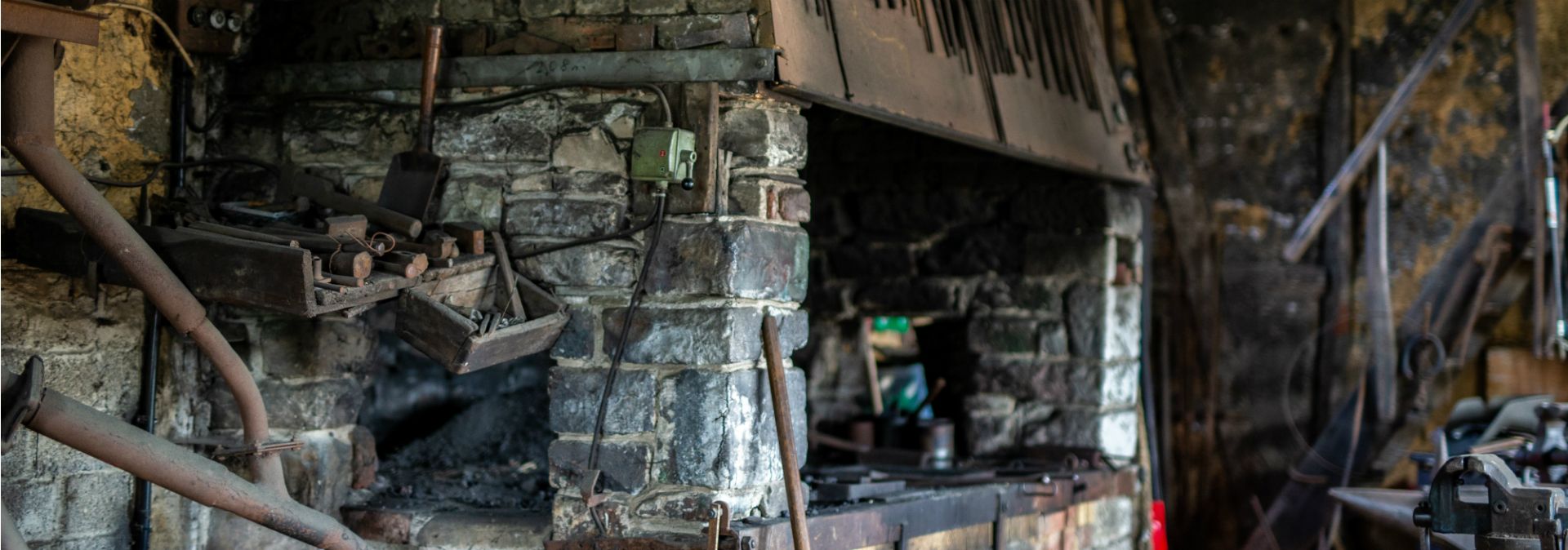 The forge in the LVR open-air museum in Lindlar in the Bergisches Land region