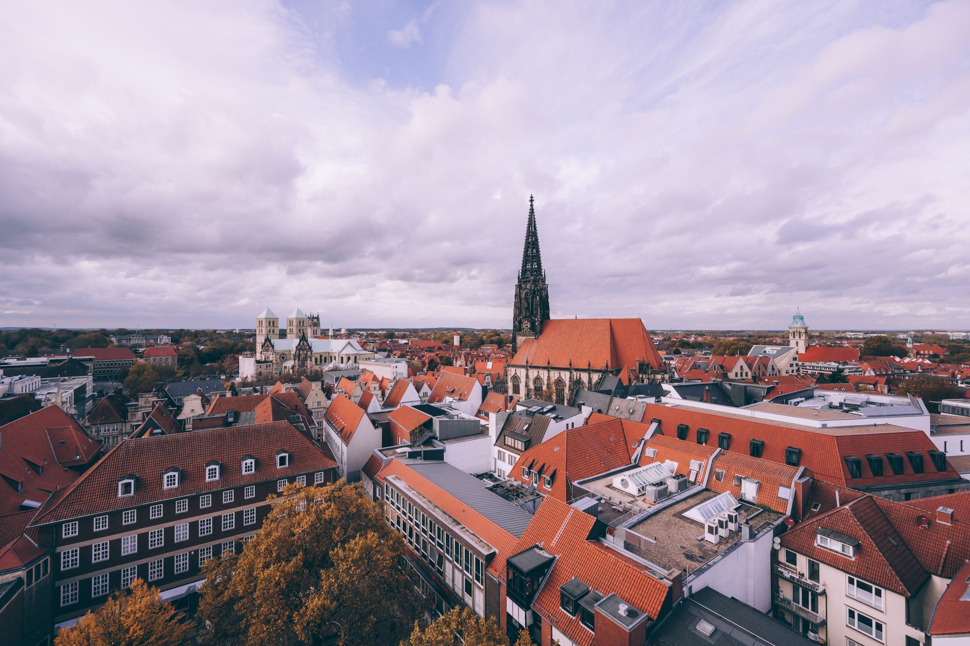 Ausblick auf die Altstadt Münster