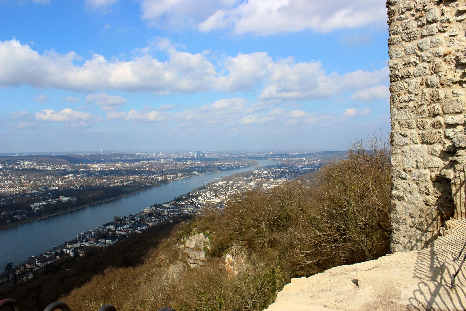 Beethovenwanderweg Drachenfels Aussicht Bonn