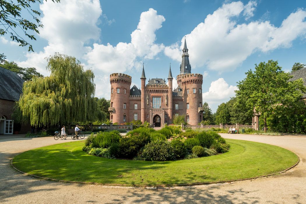 Moyland Castle is a moated castle near Bedburg-Hau