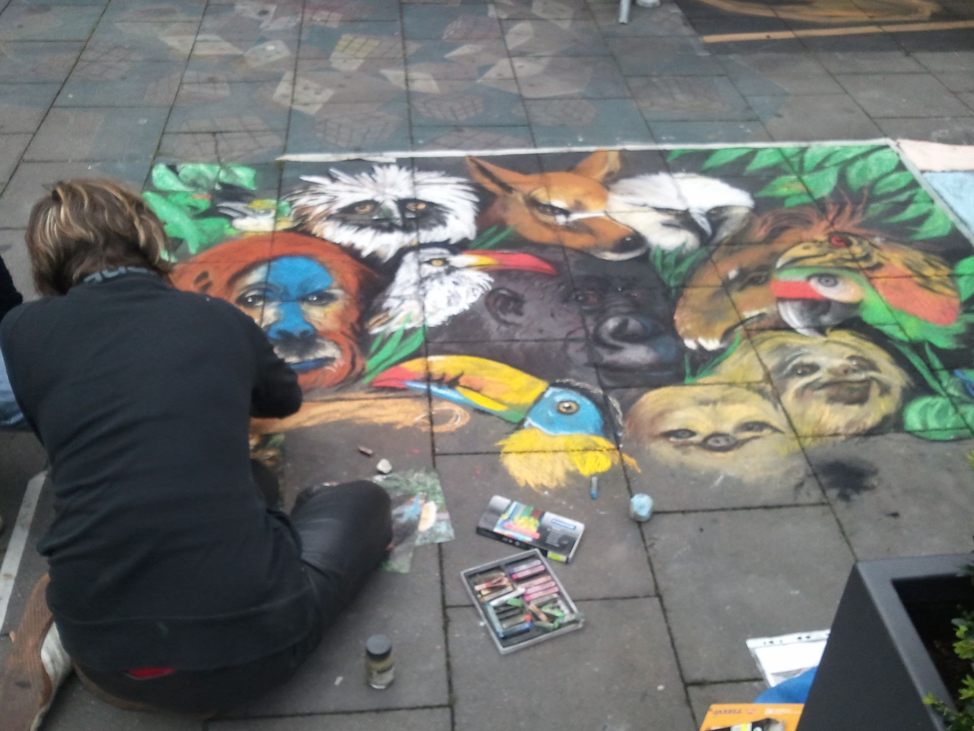 The International Street Painting Competition at the Geldern Street Art Festival produces real masterpieces