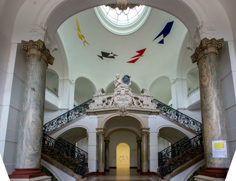 The foyer of the Leopold Hoesch Museum in Düren