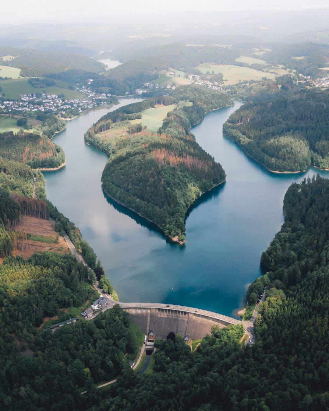 Blick auf die Aggertalsperre