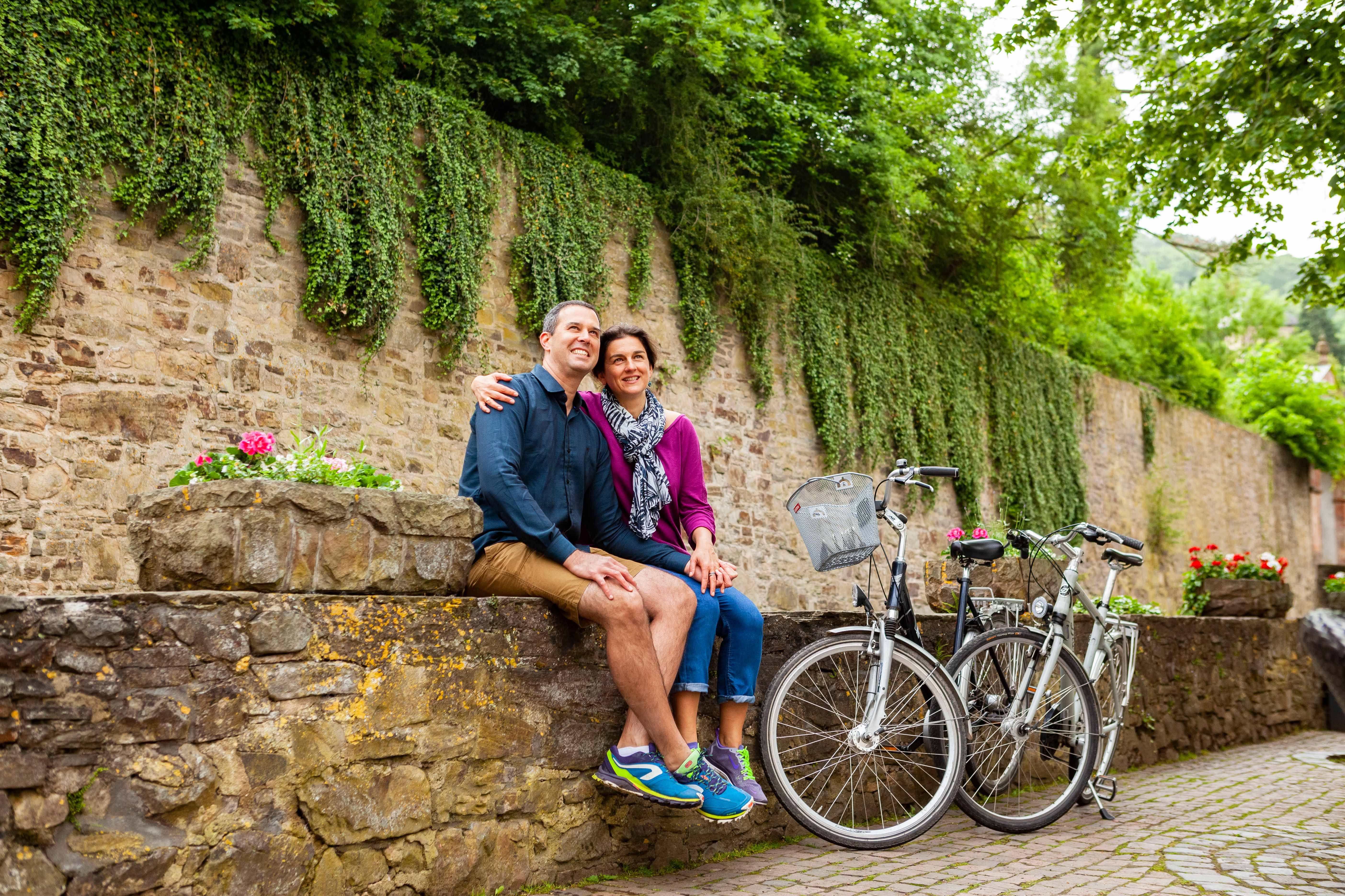 Eifel, Radfahrer Bad Münstereifel