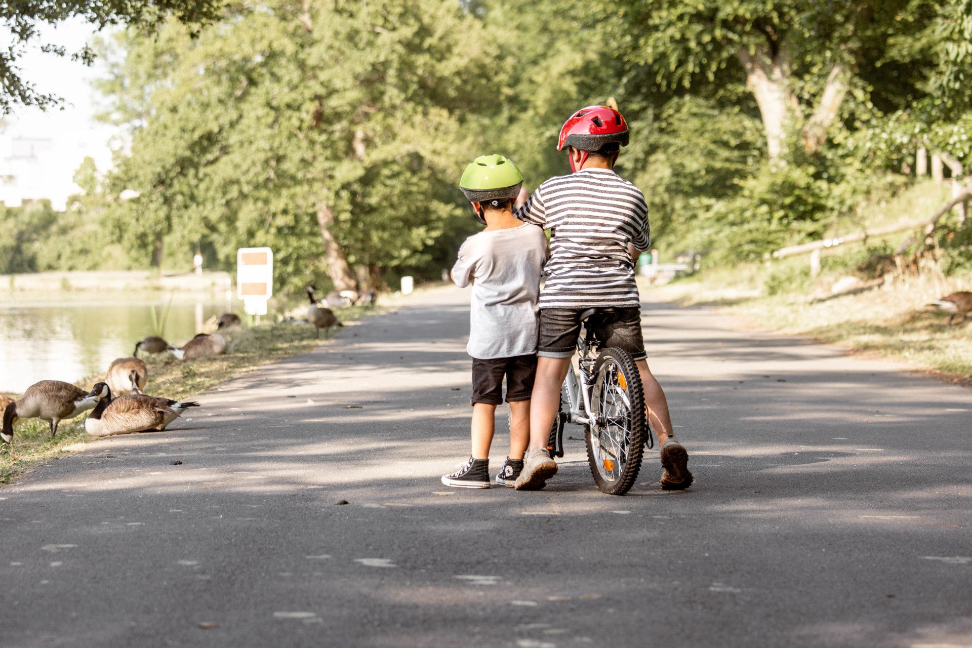 Radfahren Ruhr, Ruhrgebiet Geschwister