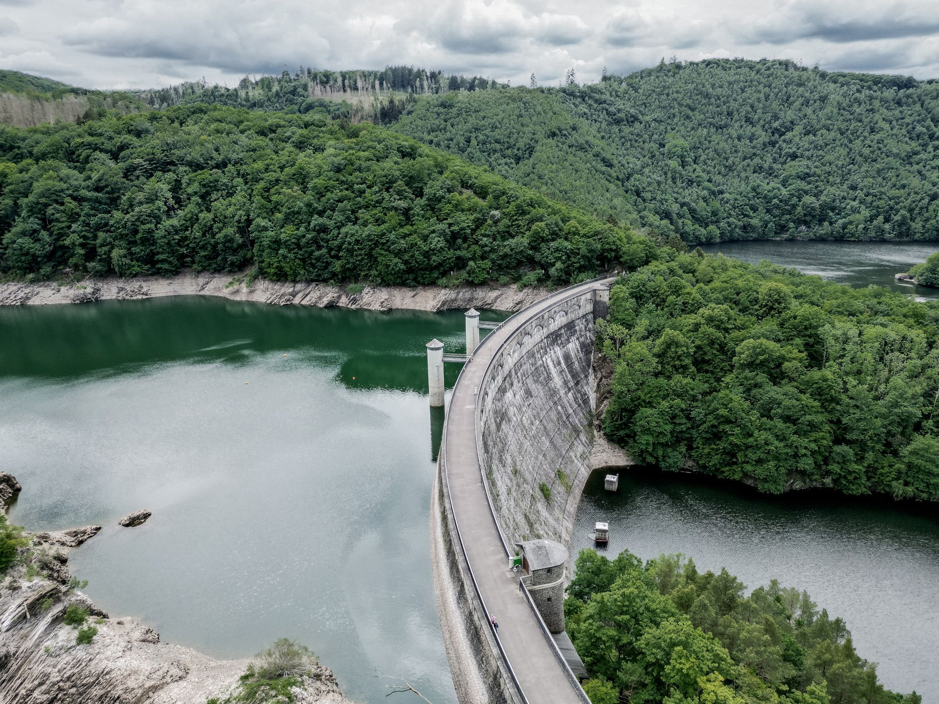 Urft dam View of the dam