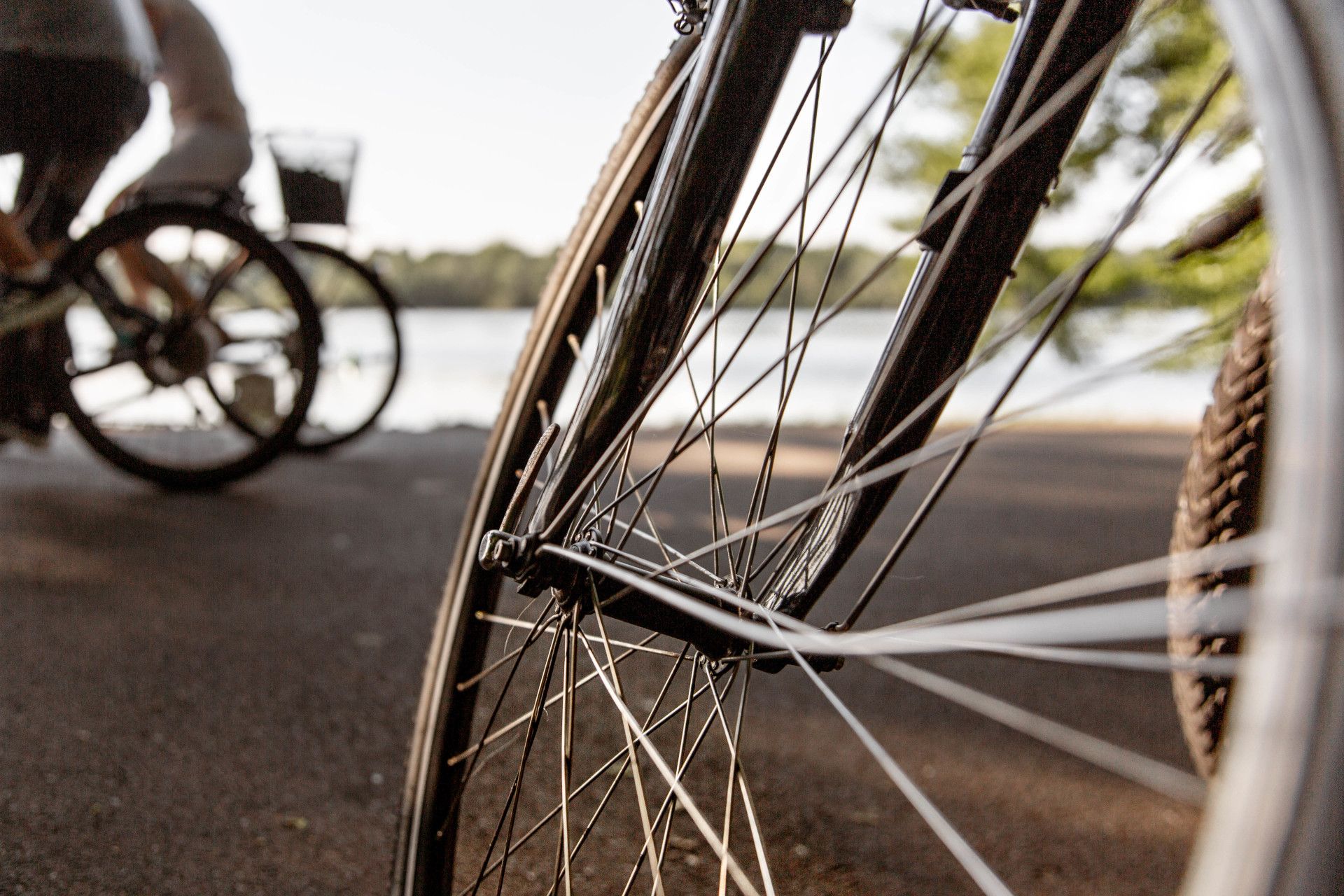 Tourismus NRW e.V., Radfahren Ruhr Ruhrgebiet Vorderrad