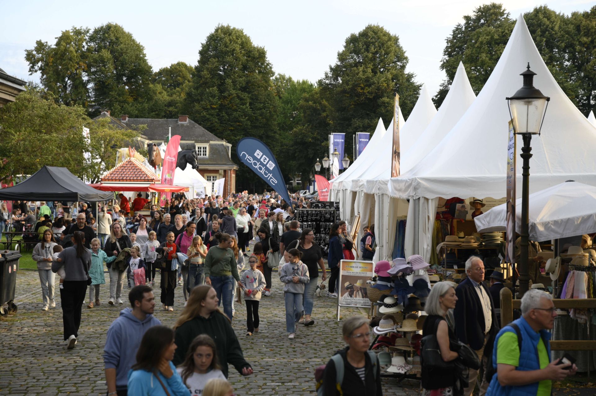 The exhibition world at the Tournament of Champions comprises around 30 stands