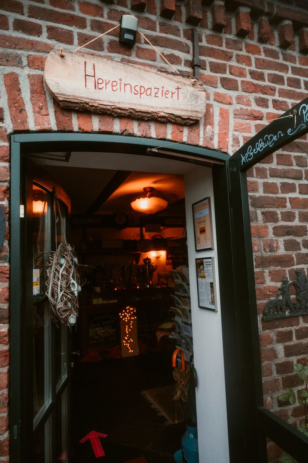 Bauernhofcafe Binneheide Eingang