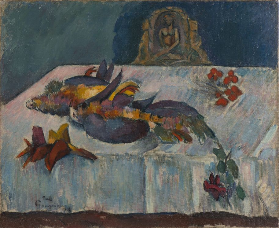 Paul Gauguin, Still life with exotic birds, around 1902