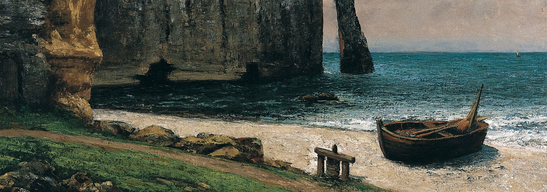 Gustave Courbet, The cliffs near Étretat, around 1896