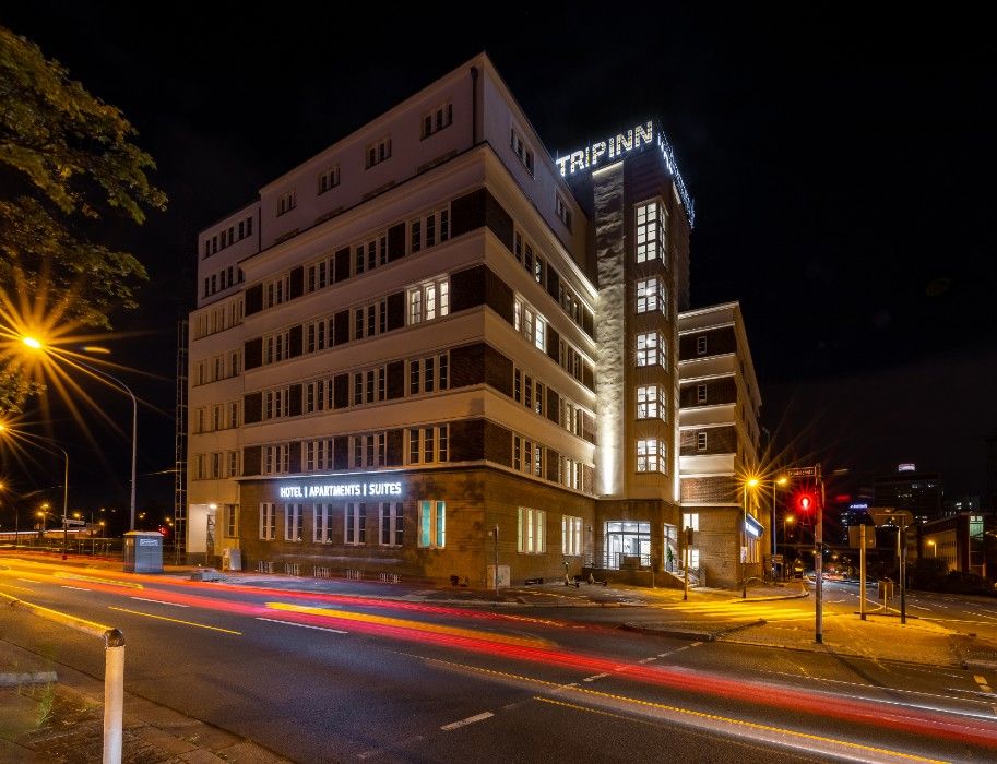 Trip Inn Essen hotel view at night