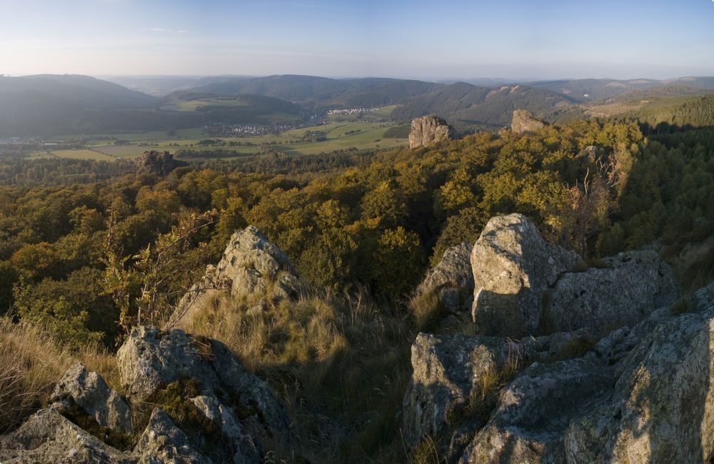 Bruchhauser Steine seen from above