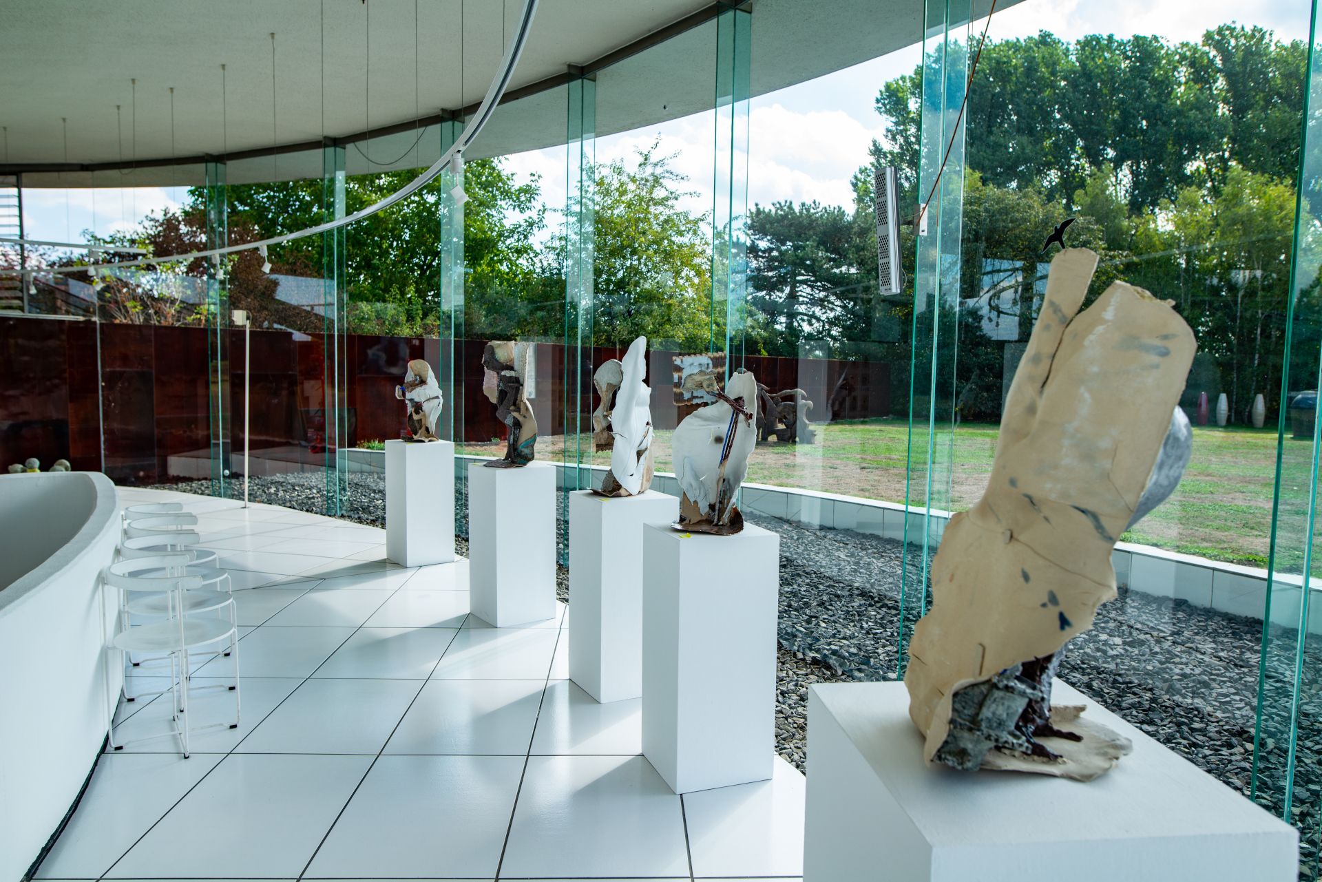 The KERAMION regularly hosts temporary exhibitions. The picture shows the joint exhibition of the Frechen Ceramics Prize 2018