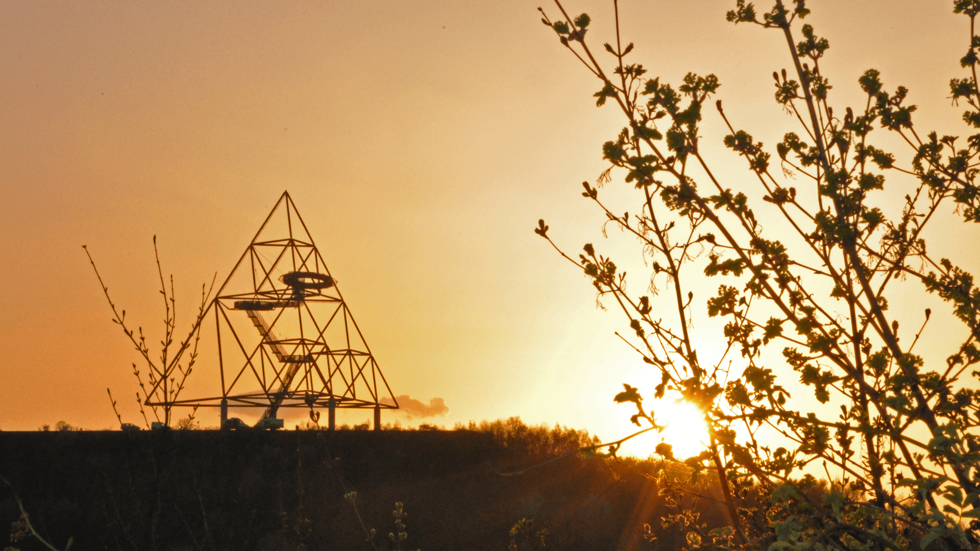 Tetraeder Bottrop on the Beckstraße slag heap