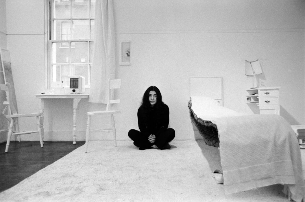 Yoko Ono in HALF-A-ROOM, 1967 from HALF-A-WIND SHOW, Lisson Gallery, London, 1967