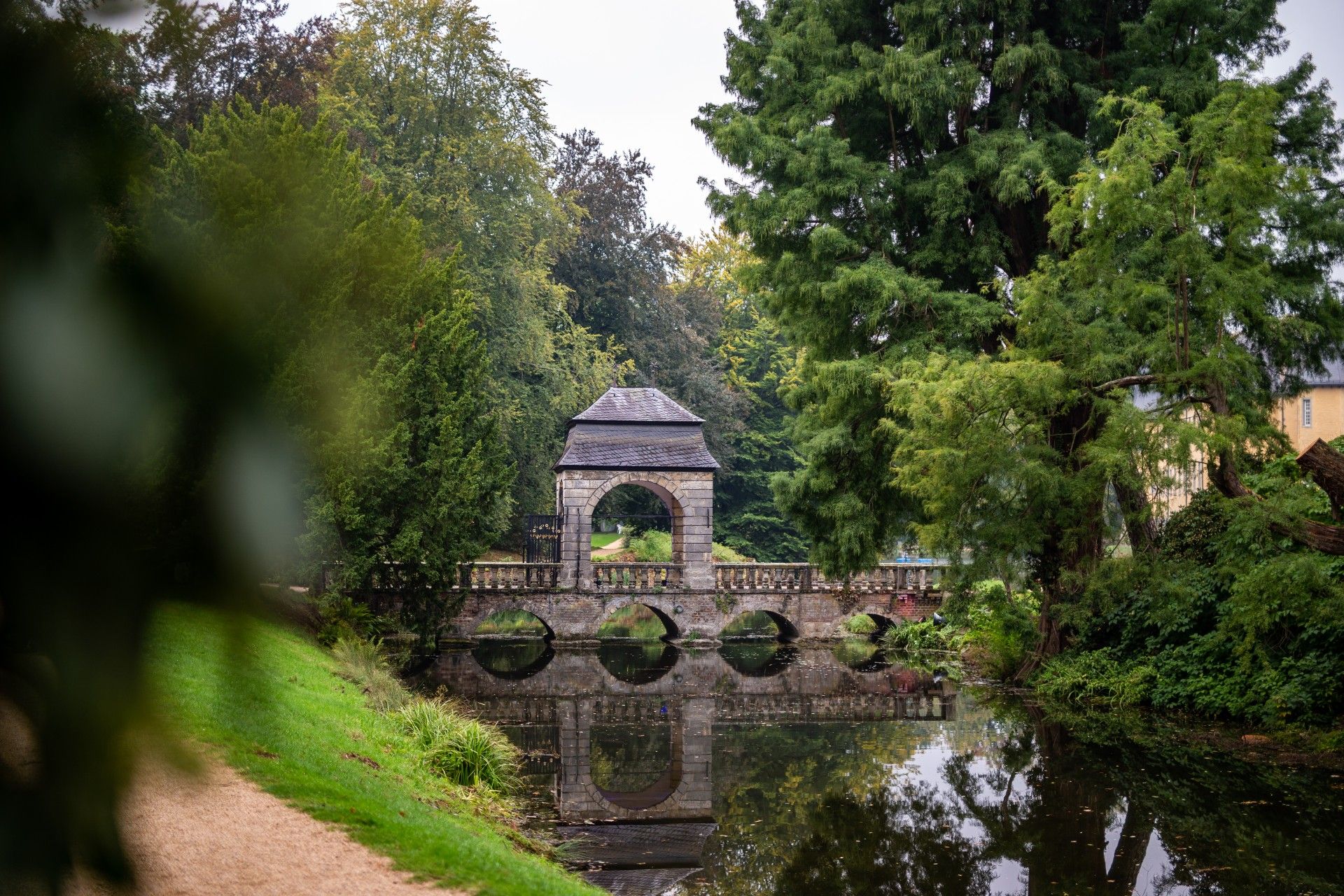 Jüchen Schloss Dyck Brücke