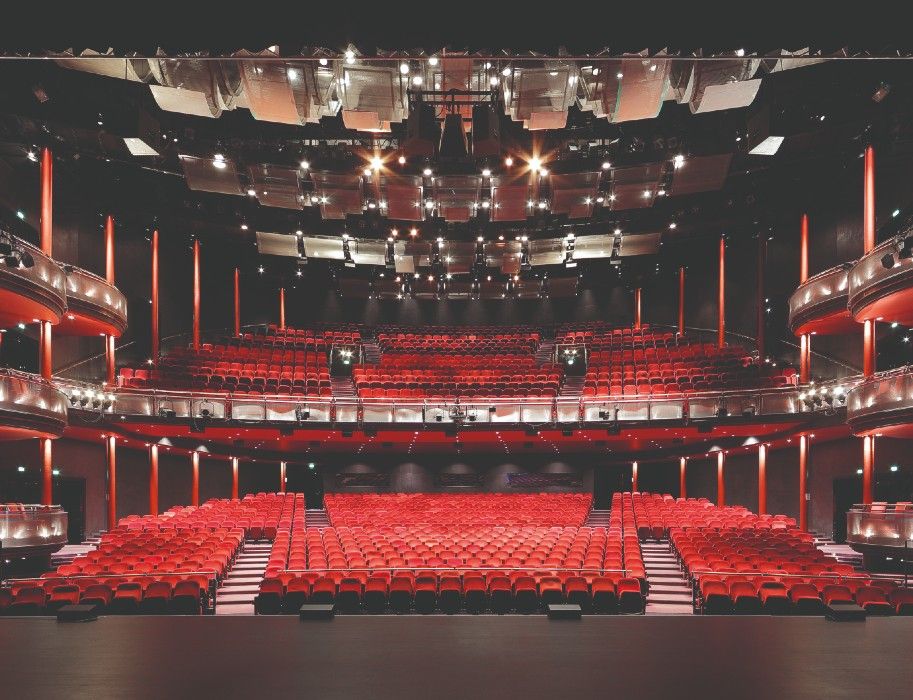 Hall, theatre at the Marientor