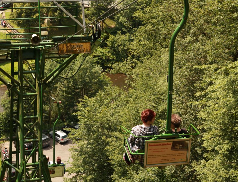 The Burg cable car climbs a total of 91 meters in altitude