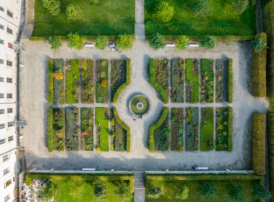 One of the Dalheim monastery gardens