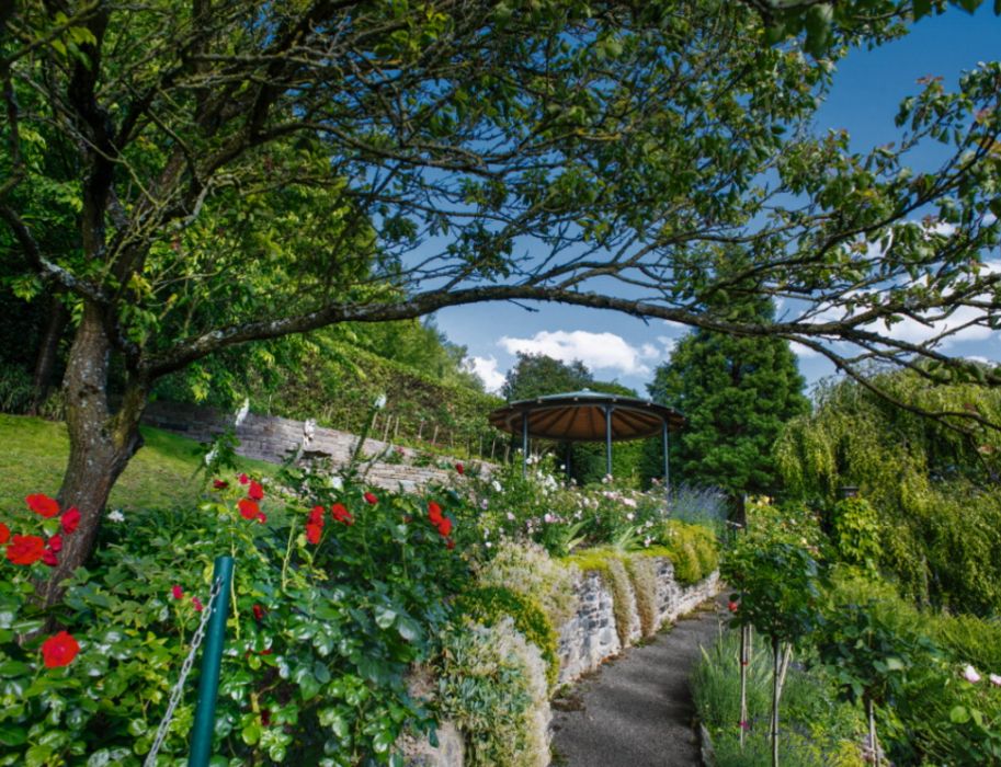 The green oasis of the Adenauer Garden